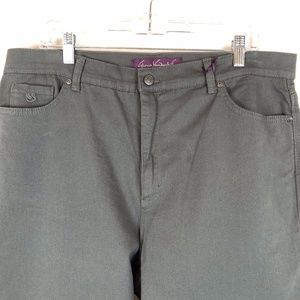 Gloria Vanderbilt Grey Amanda Straight Leg Jeans